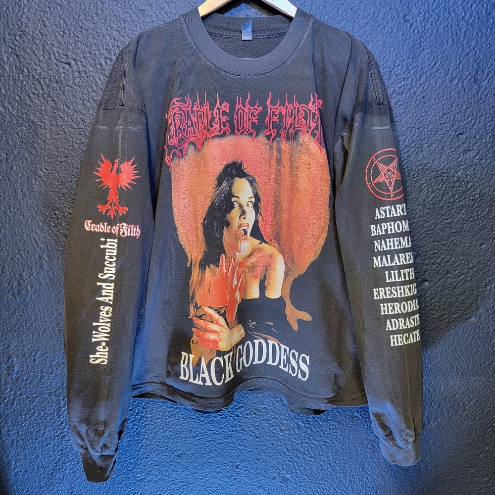 Custom Cradle of filth Black Goddess long sleeve